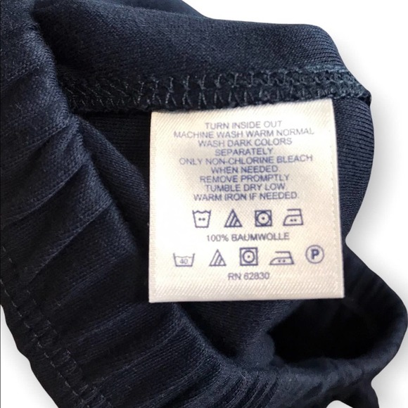 Lands End | Blue Sweatshorts High Rise Fit 3 Lounge shorts - Picture 8 of 8